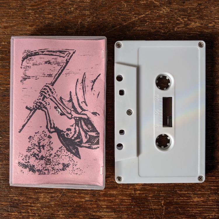 [SOLD OUT] SPELL LEECH / DELVOK "My Skeleton Left Me To Do Evil" Cassette Tape