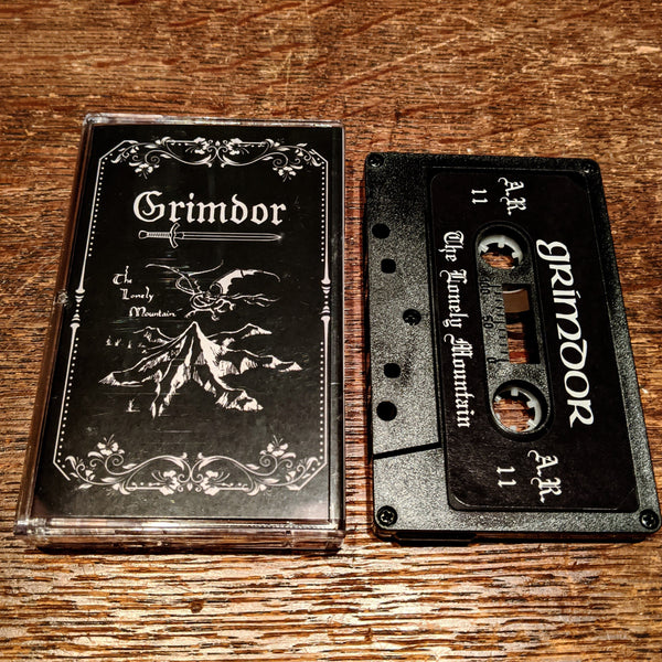 [SOLD OUT] GRIMDOR "The Lonely Mountain" Cassette Tape