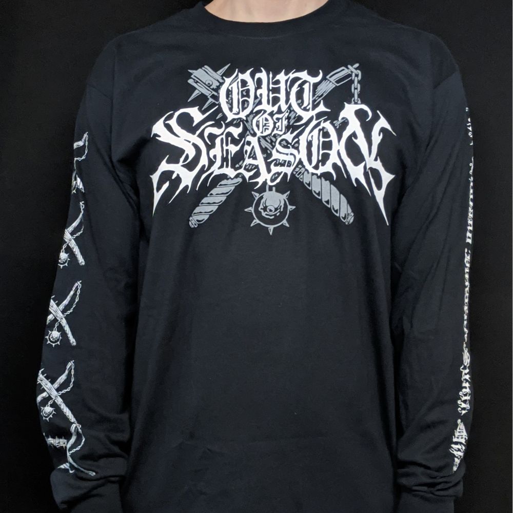[SOLD OUT] OUT OF SEASON "N.E.D.S.M." Long Sleeve Shirt [BLACK]
