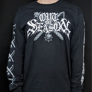 [SOLD OUT] OUT OF SEASON "N.E.D.S.M." Long Sleeve Shirt [BLACK]