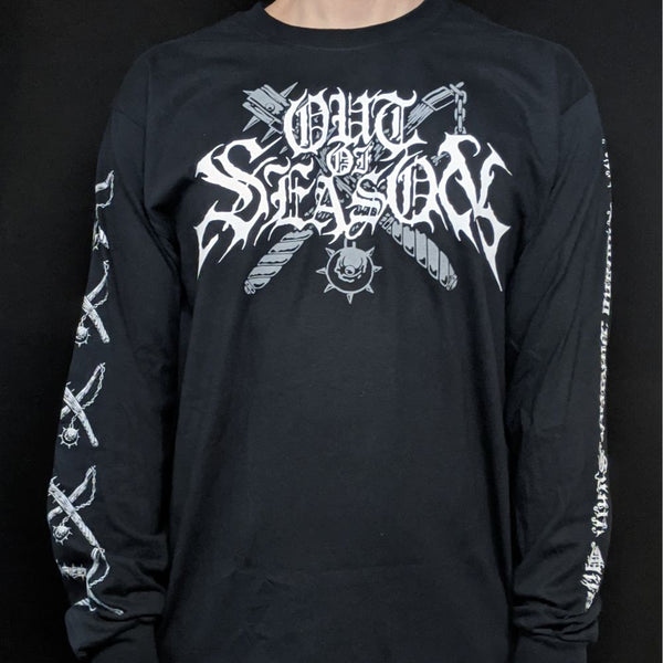 [SOLD OUT] OUT OF SEASON "N.E.D.S.M." Long Sleeve Shirt [BLACK]