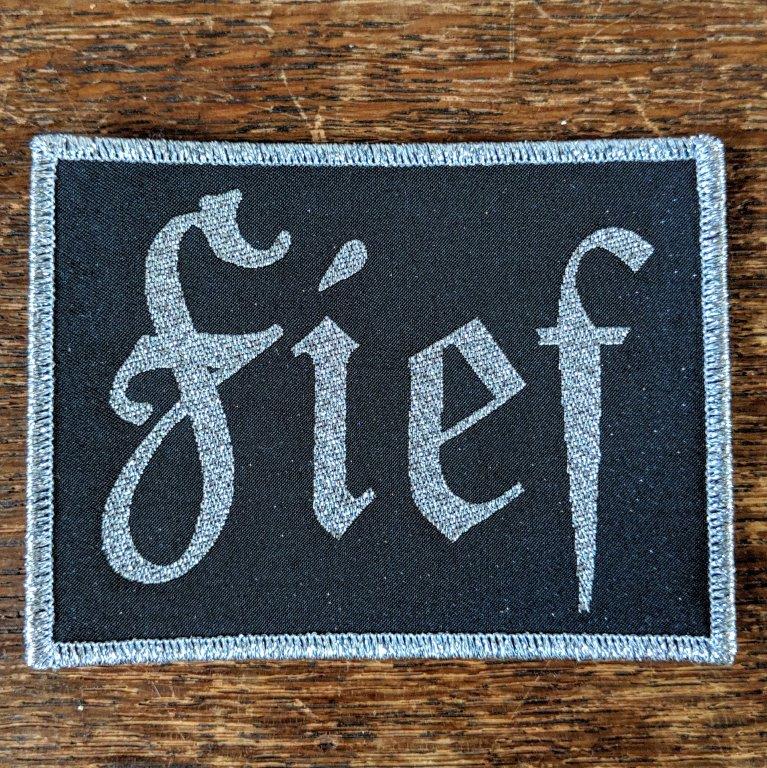 [SOLD OUT] FIEF "Silver Logo" Patch