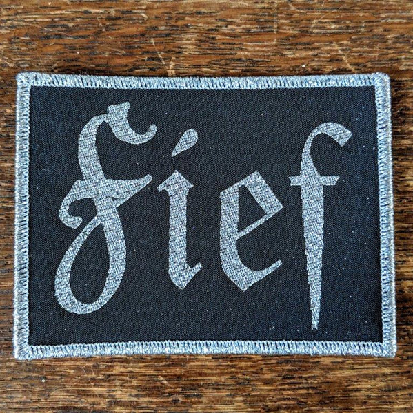 [SOLD OUT] FIEF "Silver Logo" Patch