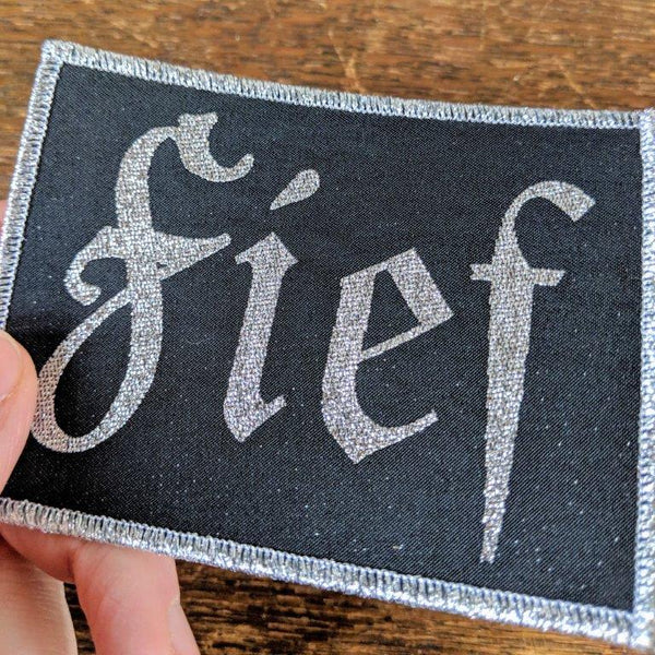 [SOLD OUT] FIEF "Silver Logo" Patch