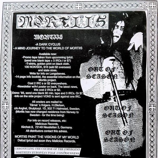 [SOLD OUT] MORTIIS "Paint the Visions..." T-Shirt