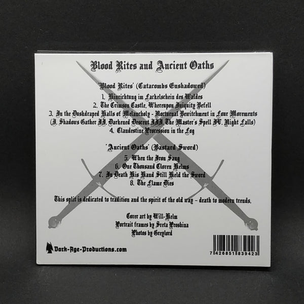 [SOLD OUT] CATACOMBS ENSHADOWED & BASTARD SWORD split CD