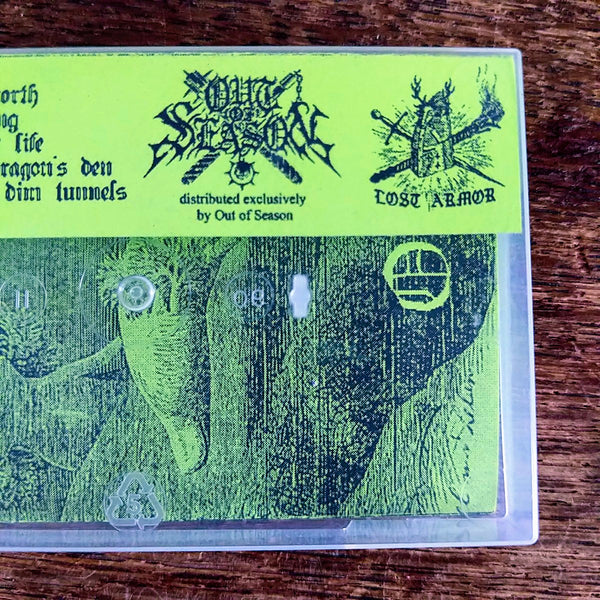 [SOLD OUT] OLD SPELLS "Blind Dragons" Cassette Tape