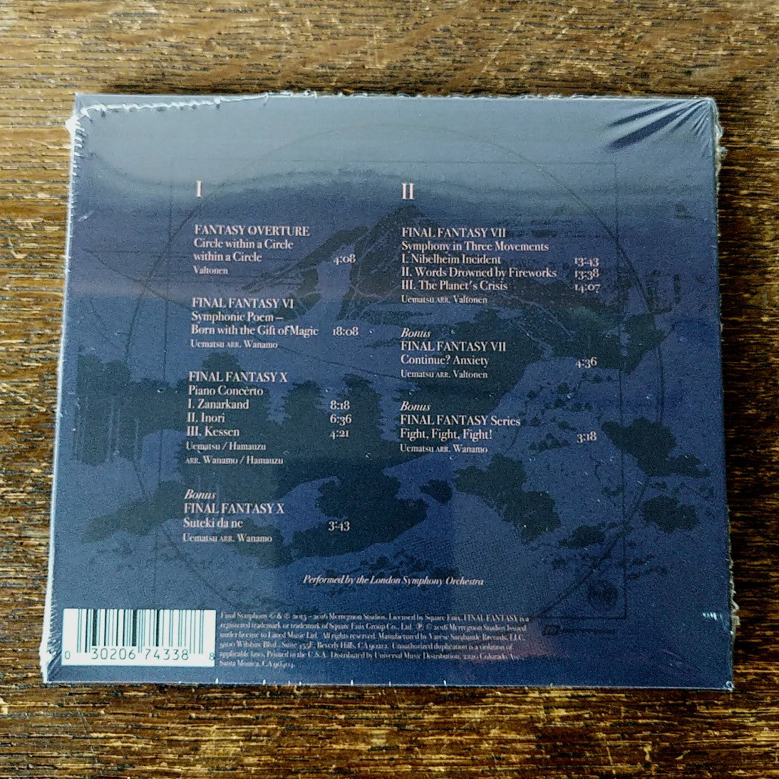 [SOLD OUT] FINAL SYMPHONY "Music from Final Fantasy VI, VII and X" 2xCD