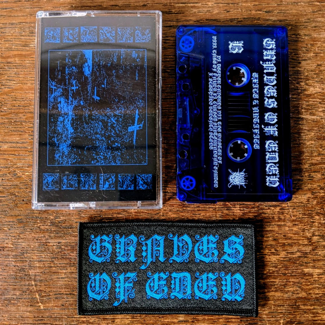 [SOLD OUT] GRAVES OF EDEN "Exile & Artifice" Cassette Tape + Patch