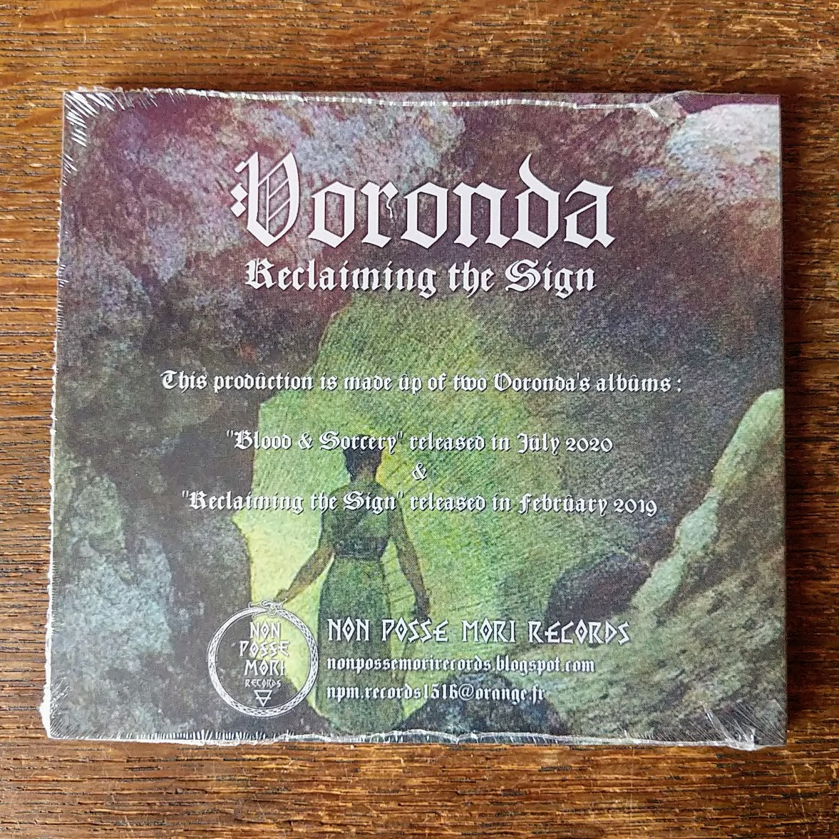 [SOLD OUT] VORONDA "Blood & Sorcery / Reclaiming the Sign" CD