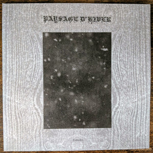 [SOLD OUT] PAYSAGE D'HIVER "Einsamkeit" Vinyl 2xLP (gatefold, etched)