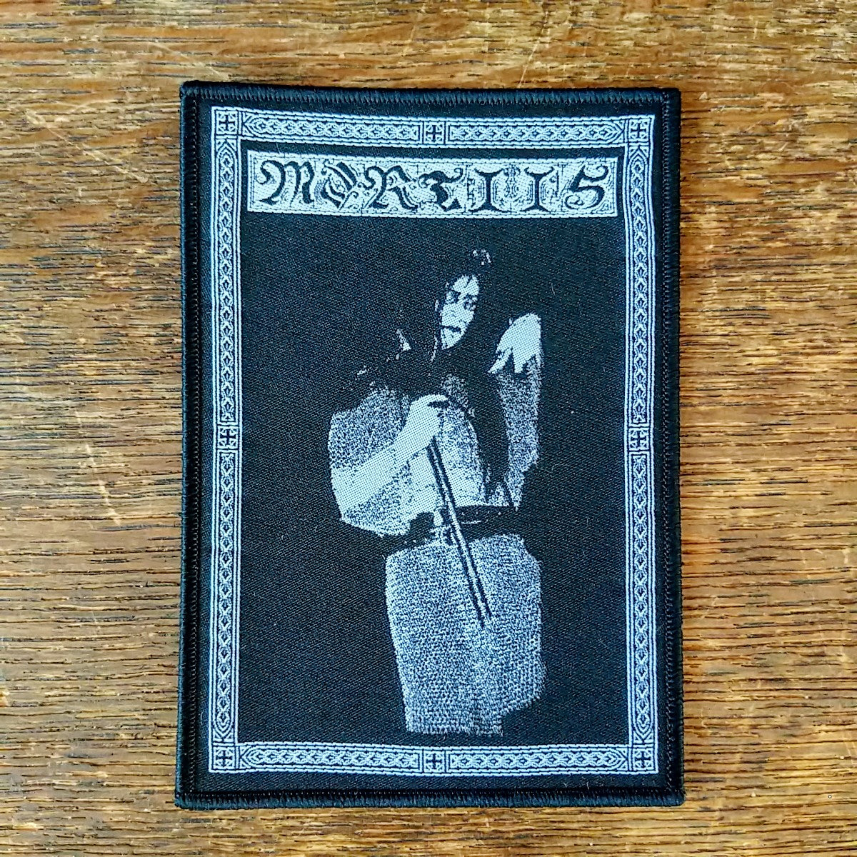 [SOLD OUT] MORTIIS "Paint the Visions" Patch (Black Border)