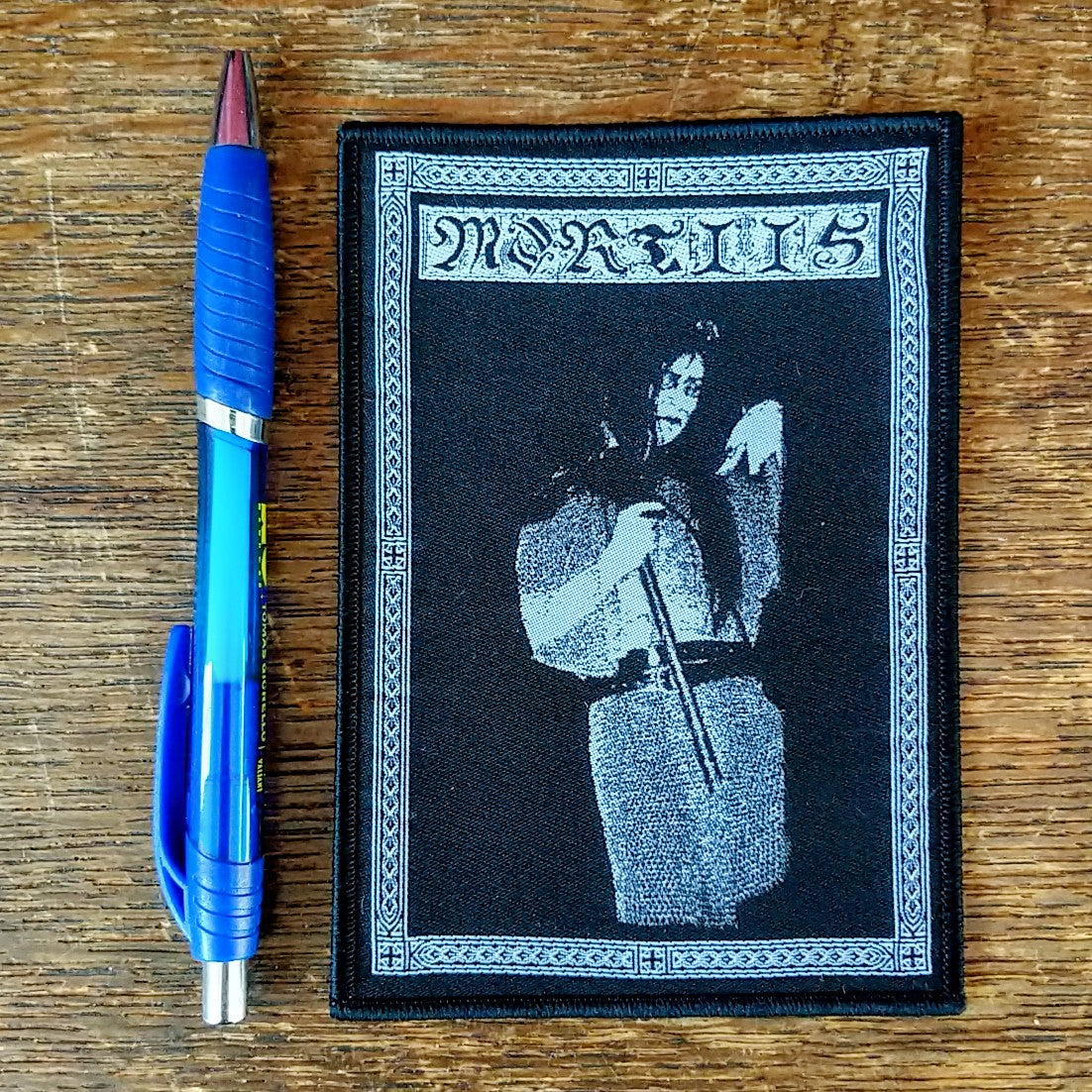 [SOLD OUT] MORTIIS "Paint the Visions" Patch (Black Border)