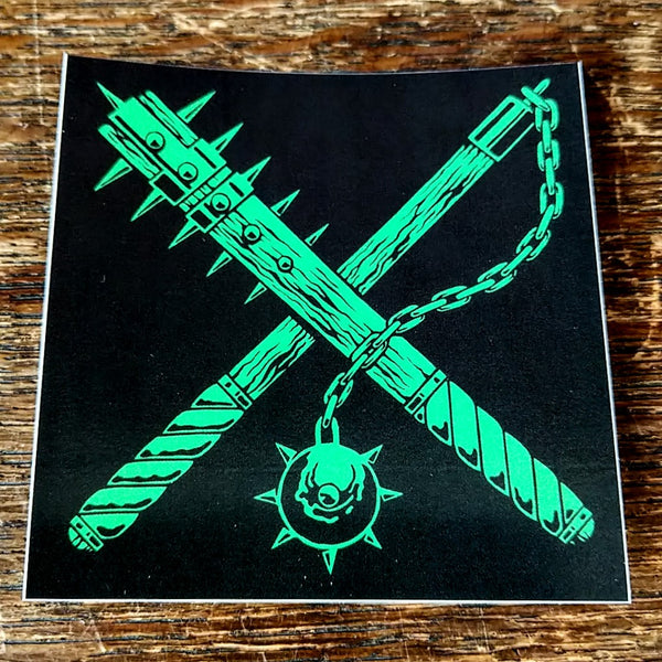 [SOLD OUT] OUT OF SEASON "Green+Red Weapons" Stickers (set of 2)