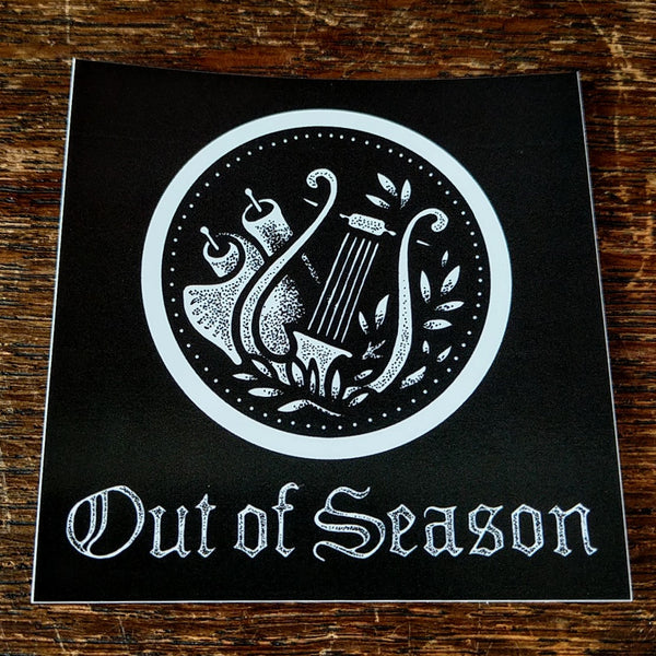 [SOLD OUT] OUT OF SEASON CMYK Stickers (set of 4)