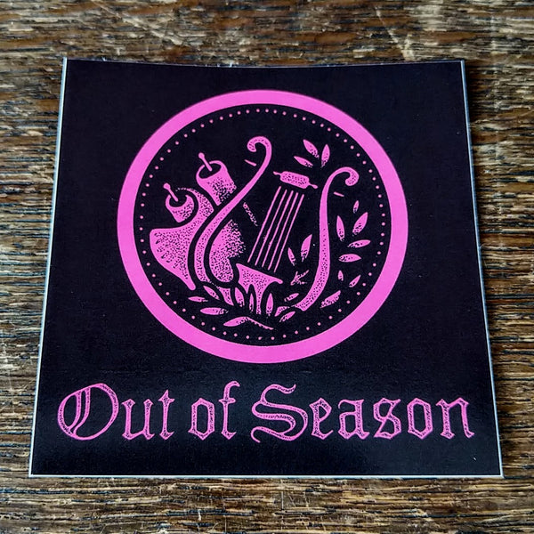 [SOLD OUT] OUT OF SEASON CMYK Stickers (set of 4)