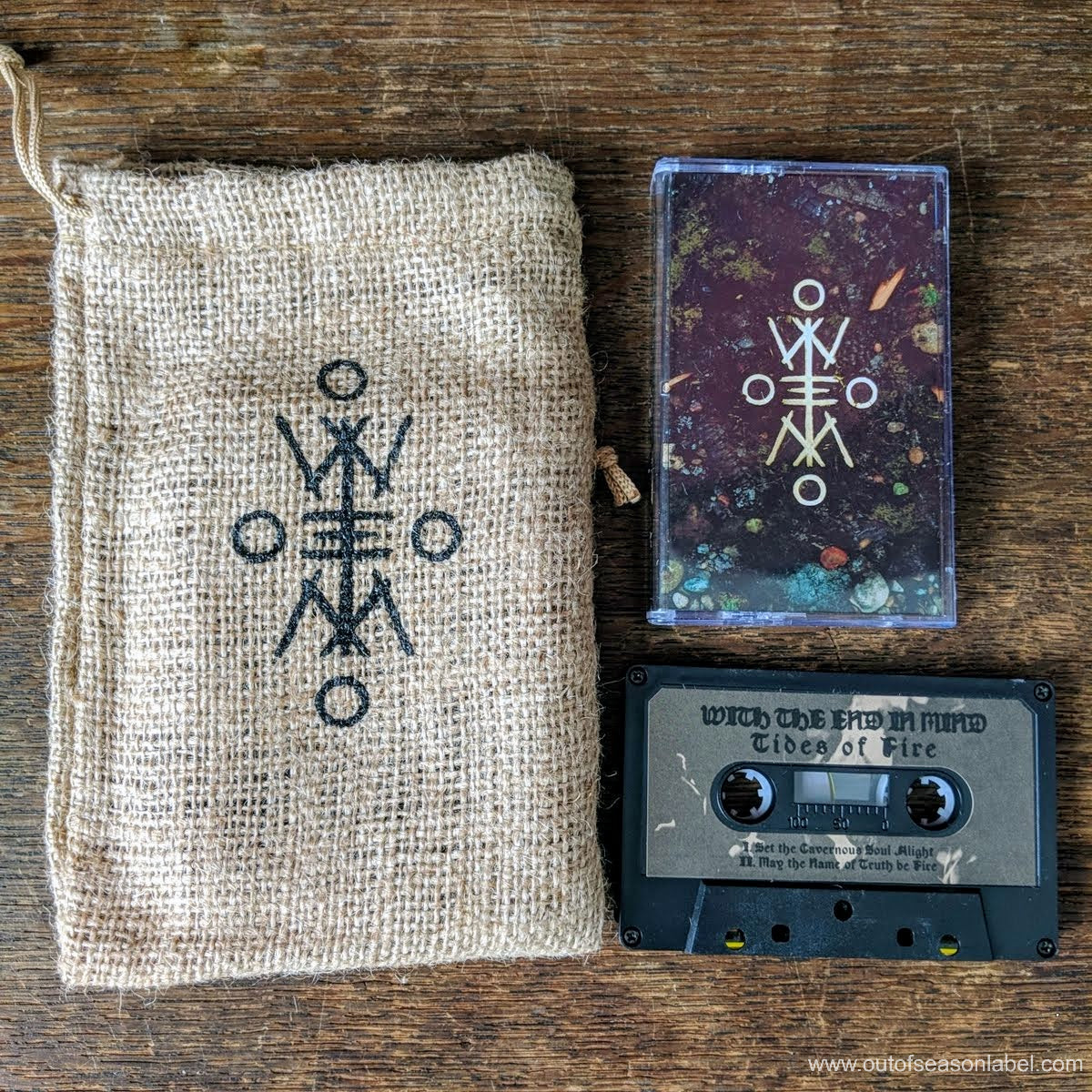 [SOLD OUT] WITH THE END IN MIND "Tides of Fire" Cassette Tape
