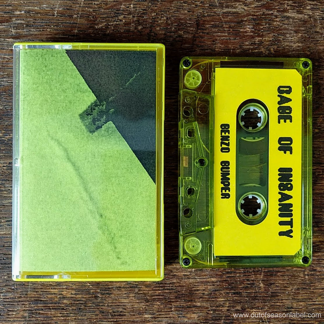 [SOLD OUT] CAGE OF INSANITY "Benzo Bumper" Cassette Tape