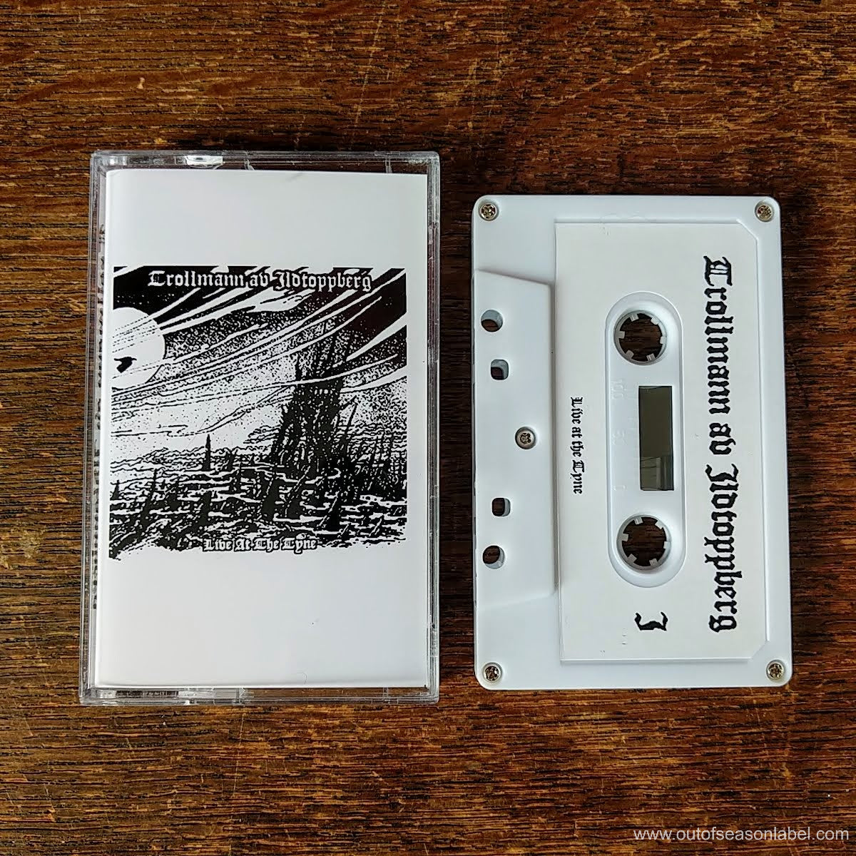 [SOLD OUT] TROLLMANN AV ILDTOPPBERG "Live At The Tyne" Cassette Tape