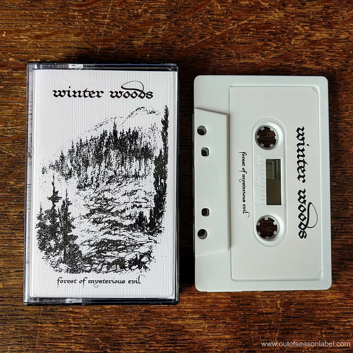 [SOLD OUT] WINTER WOODS "Forest of Mysterious Evil" Cassette Tape