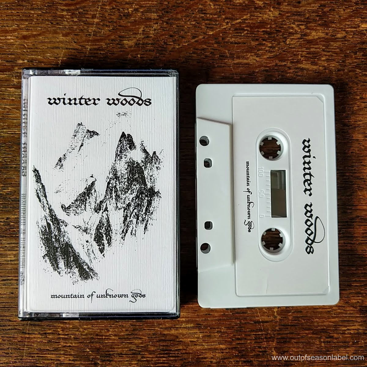 [SOLD OUT] WINTER WOODS "Mountain of Unknown Gods" Cassette Tape