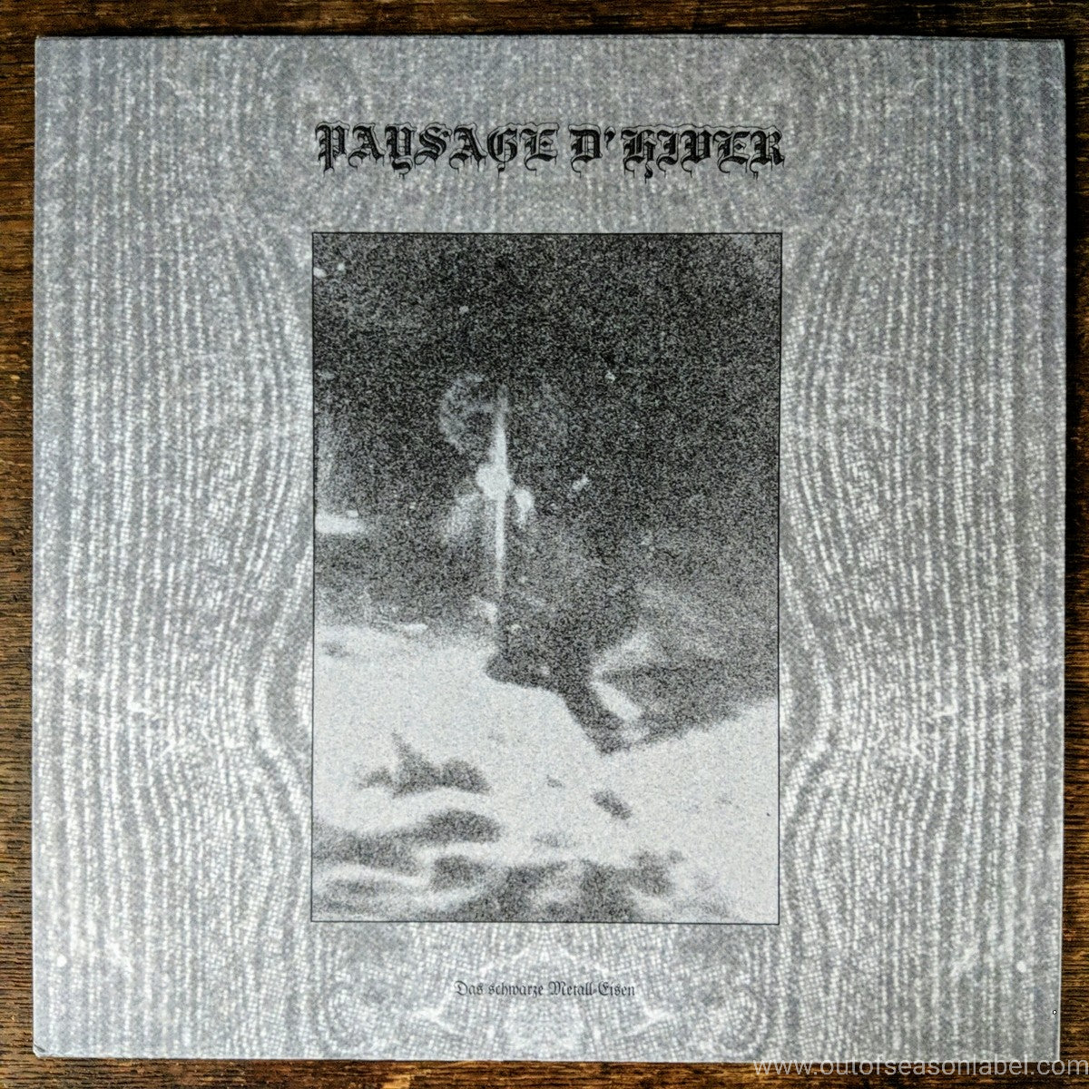 [SOLD OUT] PAYSAGE D'HIVER "Das Gletschertor / Das schwarze Metall-Eisen" Vinyl LP
