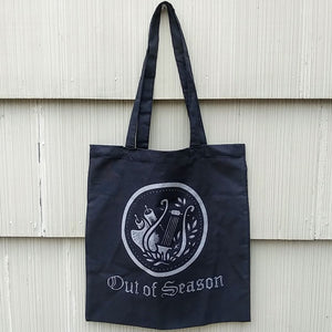 [SOLD OUT] OUT OF SEASON Black w/ Silver Logo Tote Bag