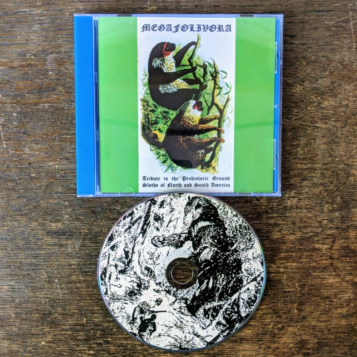 [SOLD OUT] MEGAFOLIVORA "Tribute To The Prehistoric Ground Sloths" CD (lim. 100)