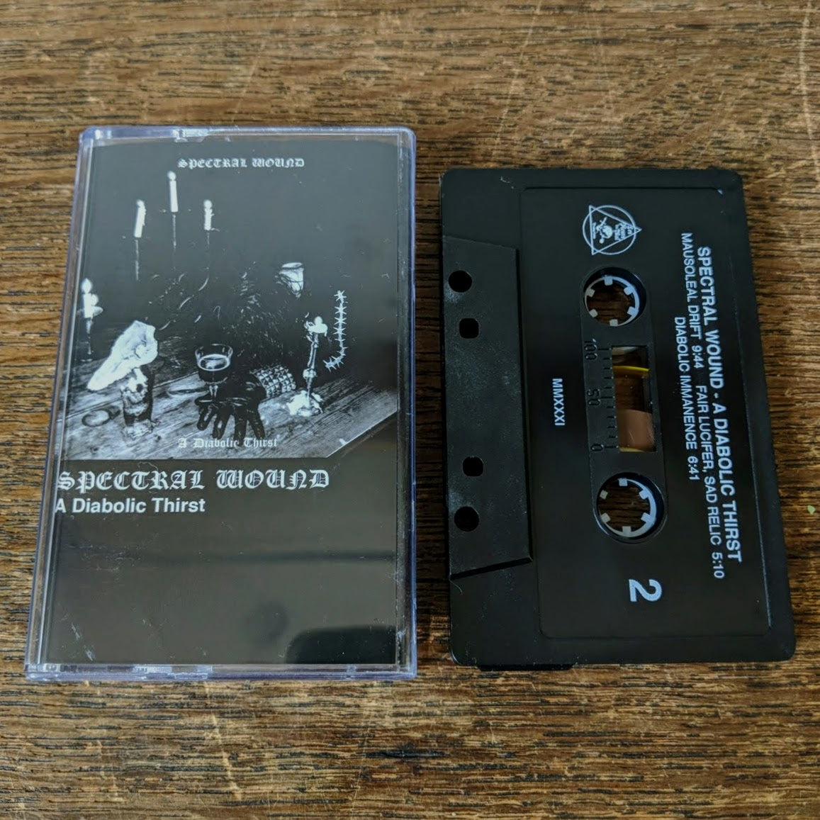 [SOLD OUT] SPECTRAL WOUND "A Diabolical Thirst" Cassette Tape