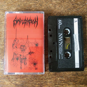 [SOLD OUT] AMPUTATION "Slaughtered In The Arms Of God" Cassette Tape (pre-Immortal)