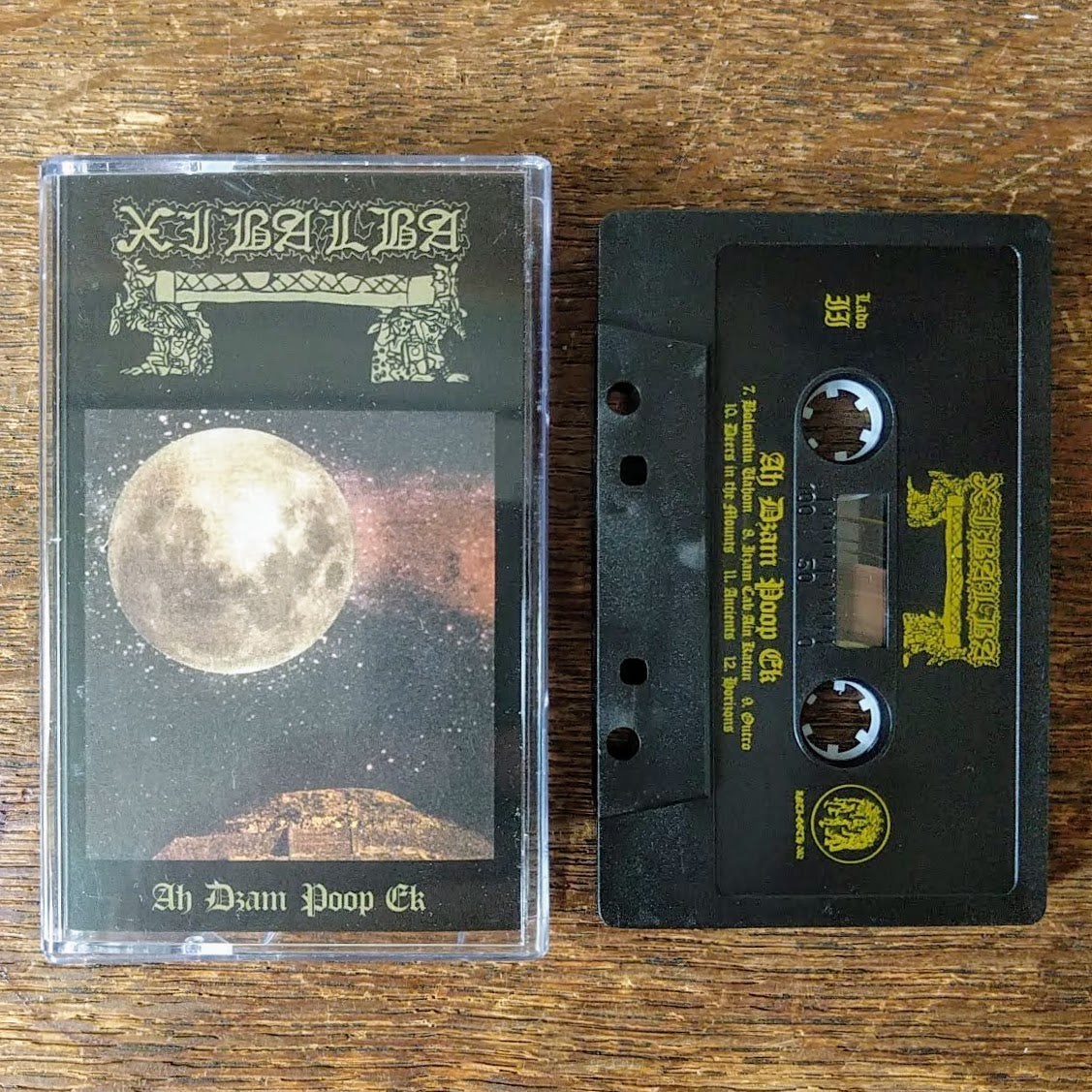 [SOLD OUT] XIBALBA "Ah Dzam Poop Ek" Cassette Tape