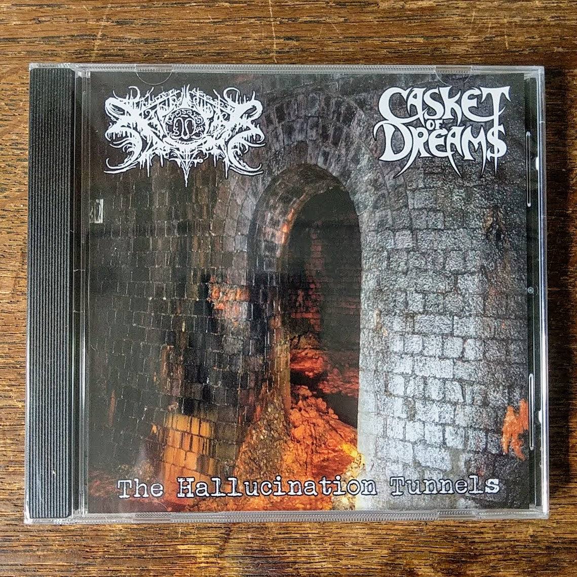 [SOLD OUT] XASTHUR / CASKET OF DREAMS "The Hallucination Tunnels" CD