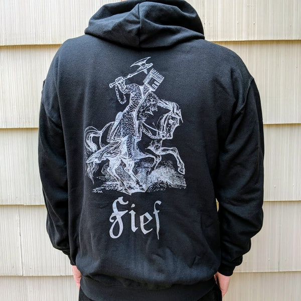 [SOLD OUT] FIEF "Knight v2" Hooded Sweatshirt [BLACK]