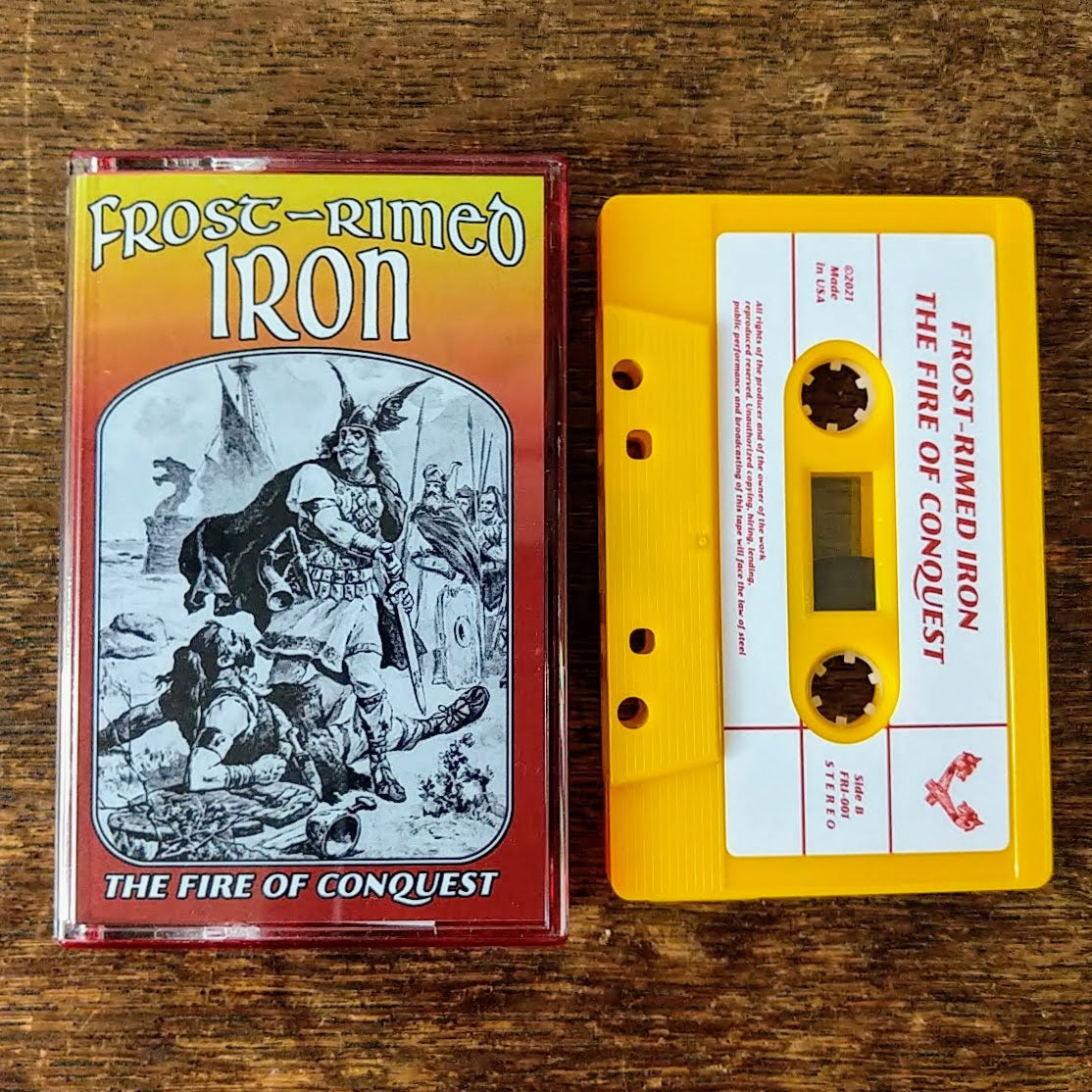[SOLD OUT] FROST-RIMED IRON "The Fire of Conquest" Cassette Tape (Lim. 50)