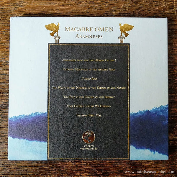 [SOLD OUT] MACABRE OMEN "Anamneses" CD [digipak, gold foil]