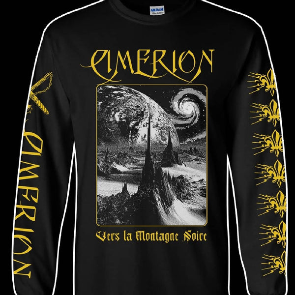[SOLD OUT] CIMERION "Vers La Montagne Noire" Long Sleeve Shirt [BLACK]