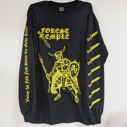 [SOLD OUT] FOREST TEMPLE 3-sided Long Sleeve Shirt [BLACK]
