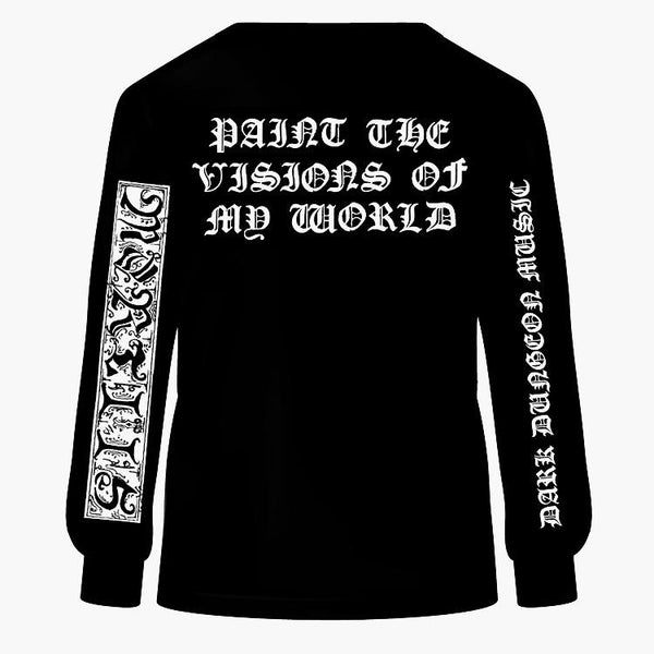 [SOLD OUT] MORTIIS "Paint the Visions..." Long Sleeve Shirt [BLACK]