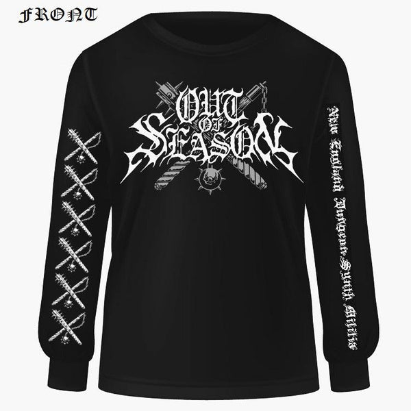 [SOLD OUT] OUT OF SEASON "N.E.D.S.M." Long Sleeve Shirt [BLACK]