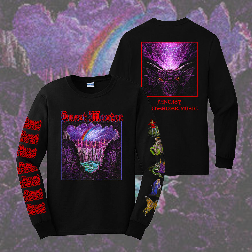 [SOLD OUT] QUEST MASTER "Lost Songs Complete" Long Sleeve Shirt [BLACK]