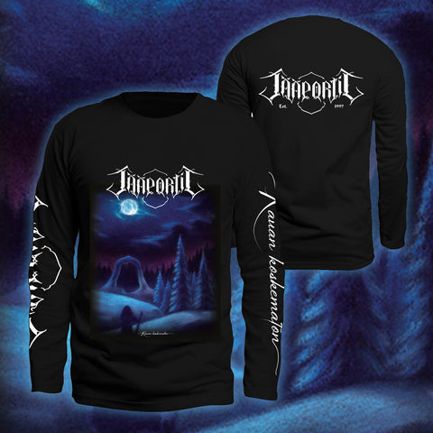 JÄÄPORTIT "Kauan Koskematon" Long Sleeve Shirt [BLACK]