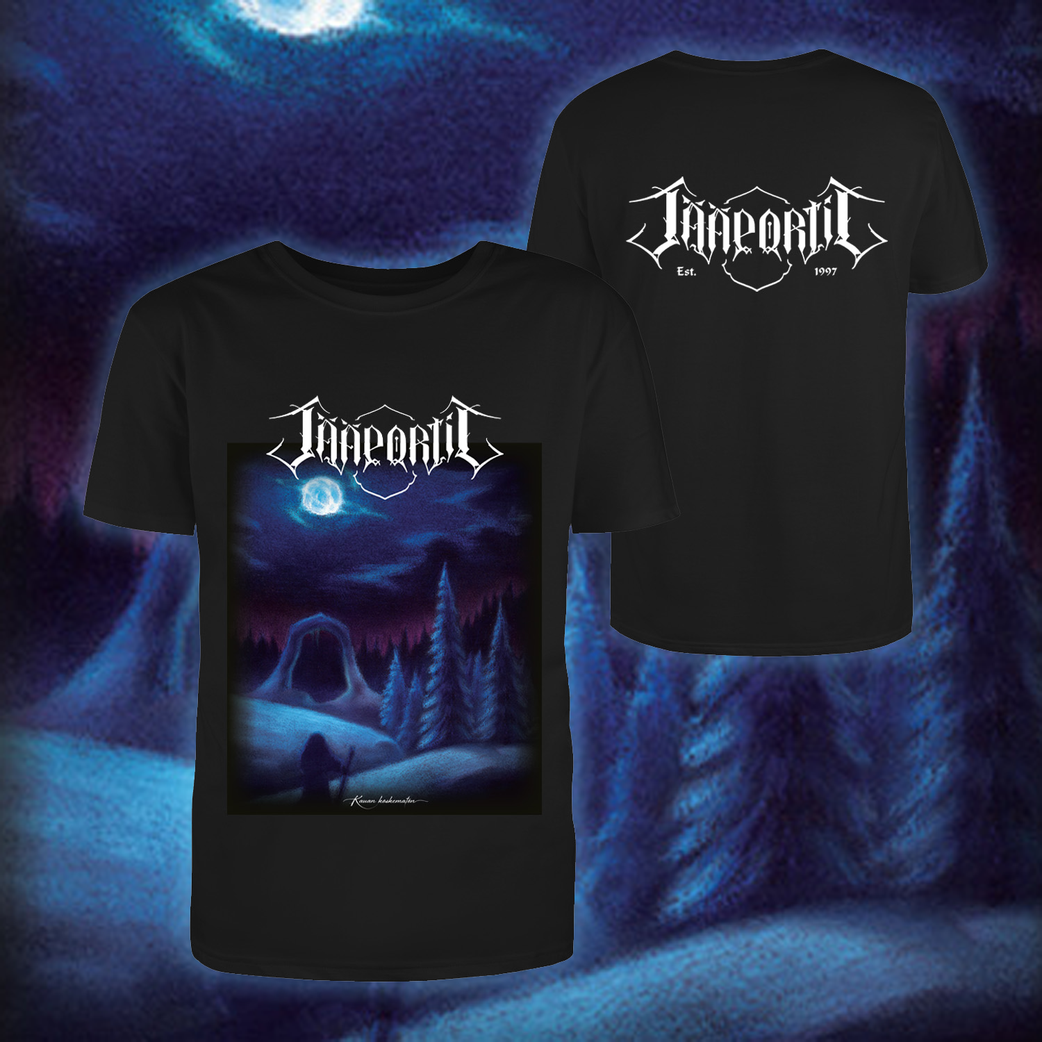 JÄÄPORTIT "Kauan Koskematon" T-Shirt [BLACK]
