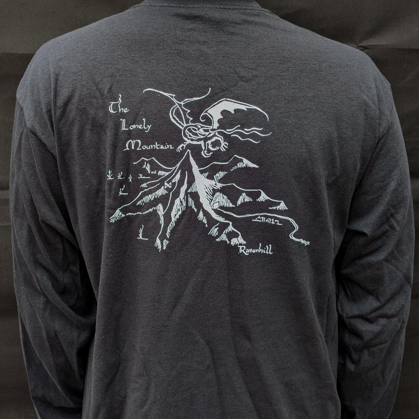 [SOLD OUT] GRIMDOR "Shadow of the Past" 4-Sided Long Sleeve Shirt [BLACK]