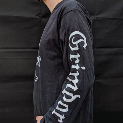 GRIMDOR "Shadow of the Past" 4-Sided Long Sleeve Shirt [BLACK]