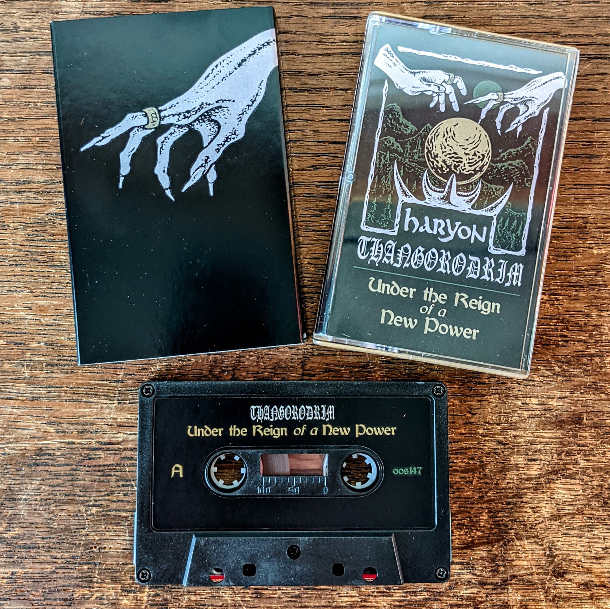 THANGORODRIM / HARYON "Under the Reign of a New Power" Cassette Tape [w/ slipcase]