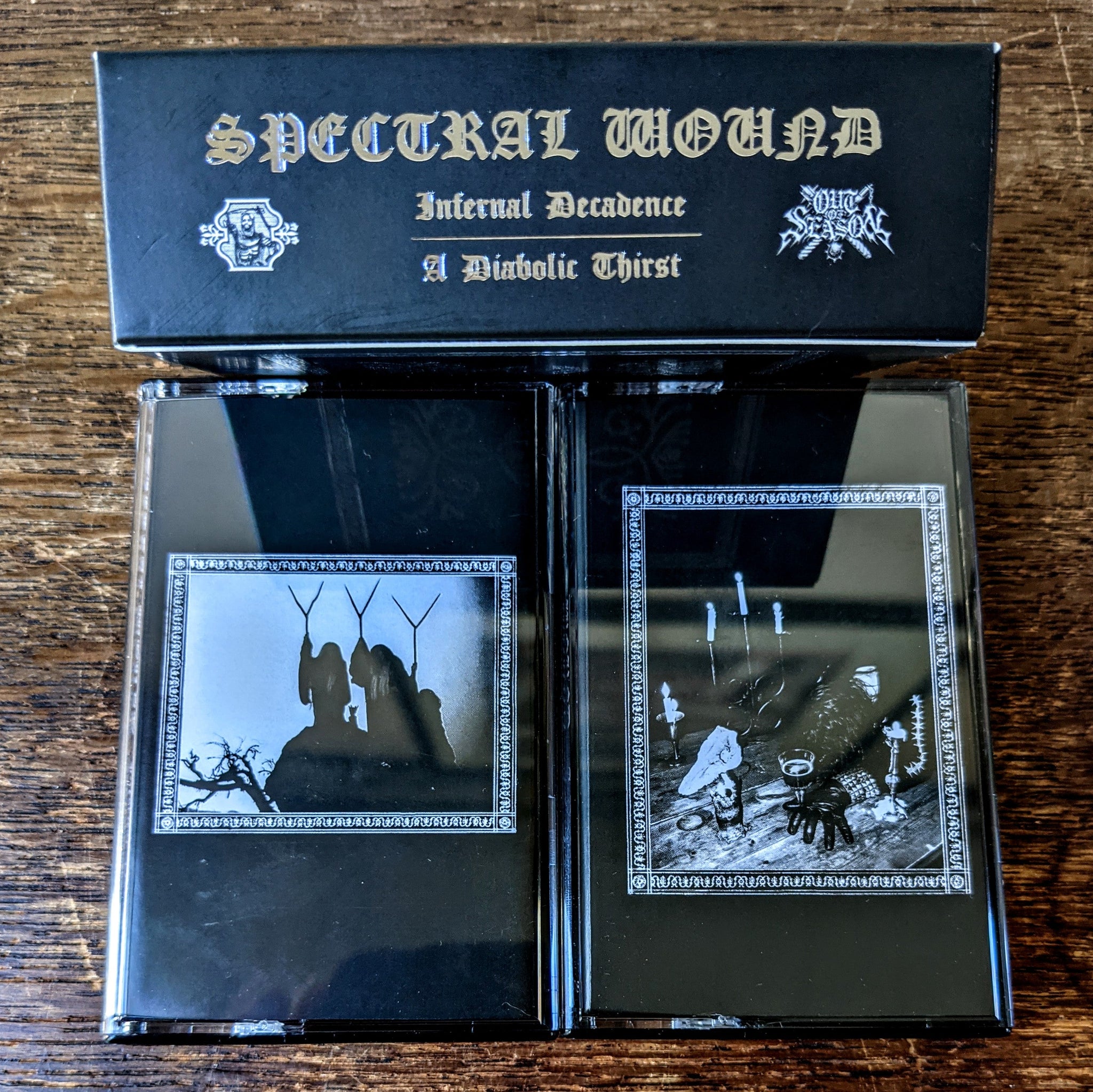 [SOLD OUT] SPECTRAL WOUND Deluxe double cassette tape Box Set (2nd edition, lim.250)