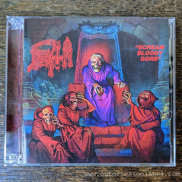 [SOLD OUT] DEATH "Scream Bloody Gore" Double CD [2xCD jewel case]
