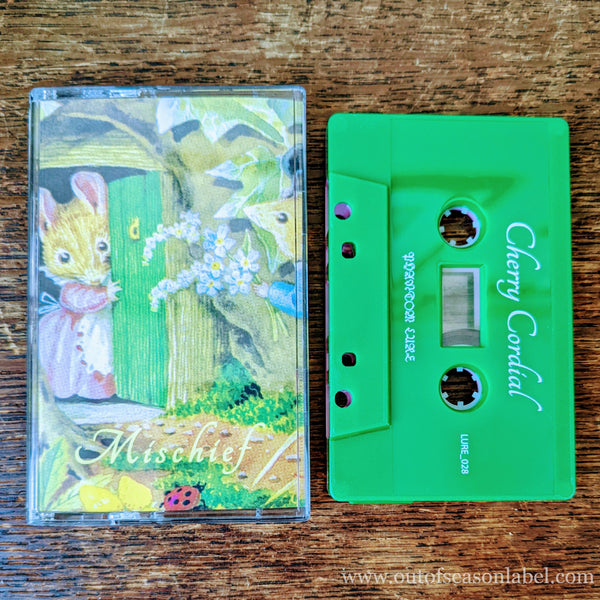[SOLD OUT] DERBYSHIRE / CHERRY CORDIAL "Mischief" Cassette Tape