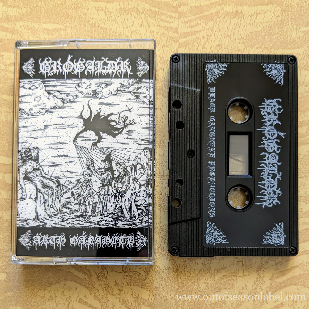 [SOLD OUT] GRÓGALDR / ÄKTH GÁNAHËTH Split Cassette Tape