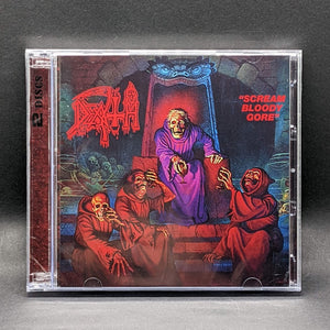 [SOLD OUT] DEATH "Scream Bloody Gore" Double CD [2xCD jewel case]